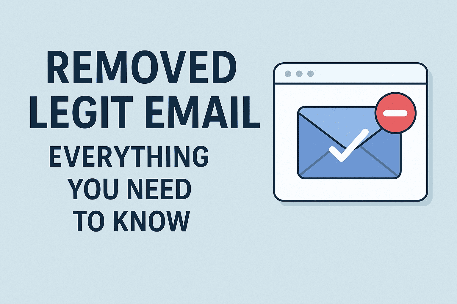 Removed Legit Email: Everything You Need to Know